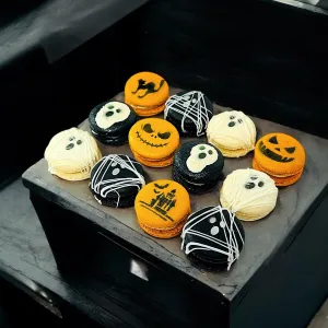 Spooky Halloween Macaron Set – Kid Friendly Option