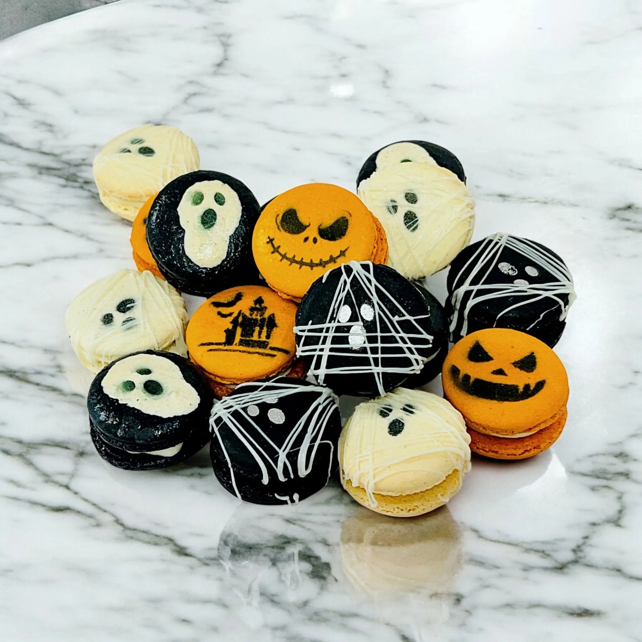 Spooky Halloween Macaron Set – Kid Friendly Option