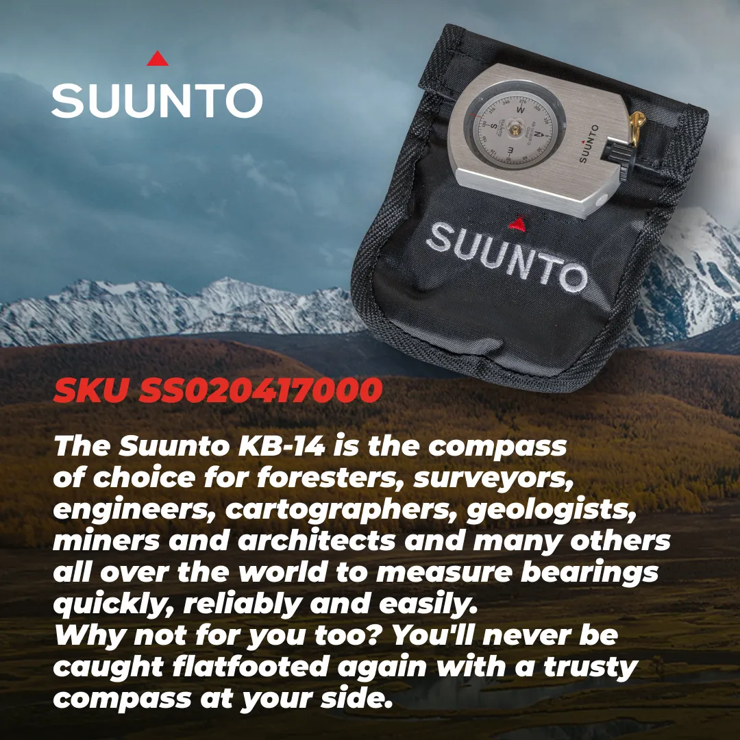 Suunto KB-14/360R G Global Optical Sighting Compass, Aluminum (SS020417000)