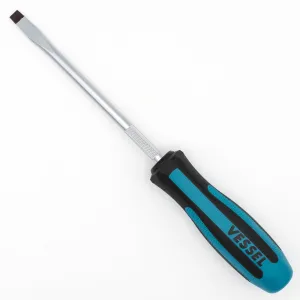 Vessel 900 S8 150 Slotted 8mm (5/16") x 6" Blade (O.A.L. 11") Magnetic Megadora Flat Blade Screwdriver