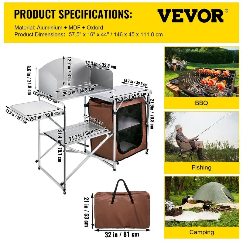 Vevor Portable Camping Kitchen Table