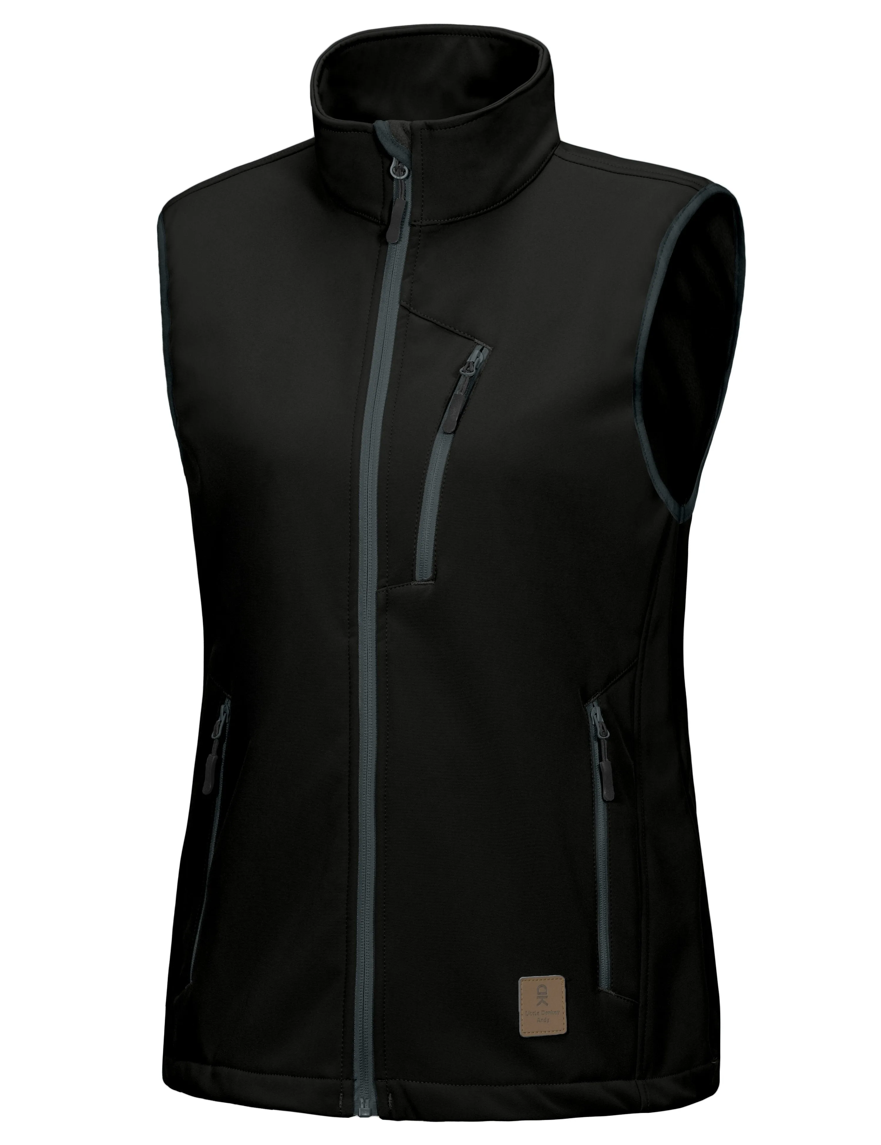 Women's Lightweight Fleece Lined Softshell Hiking 
 Golf Vest